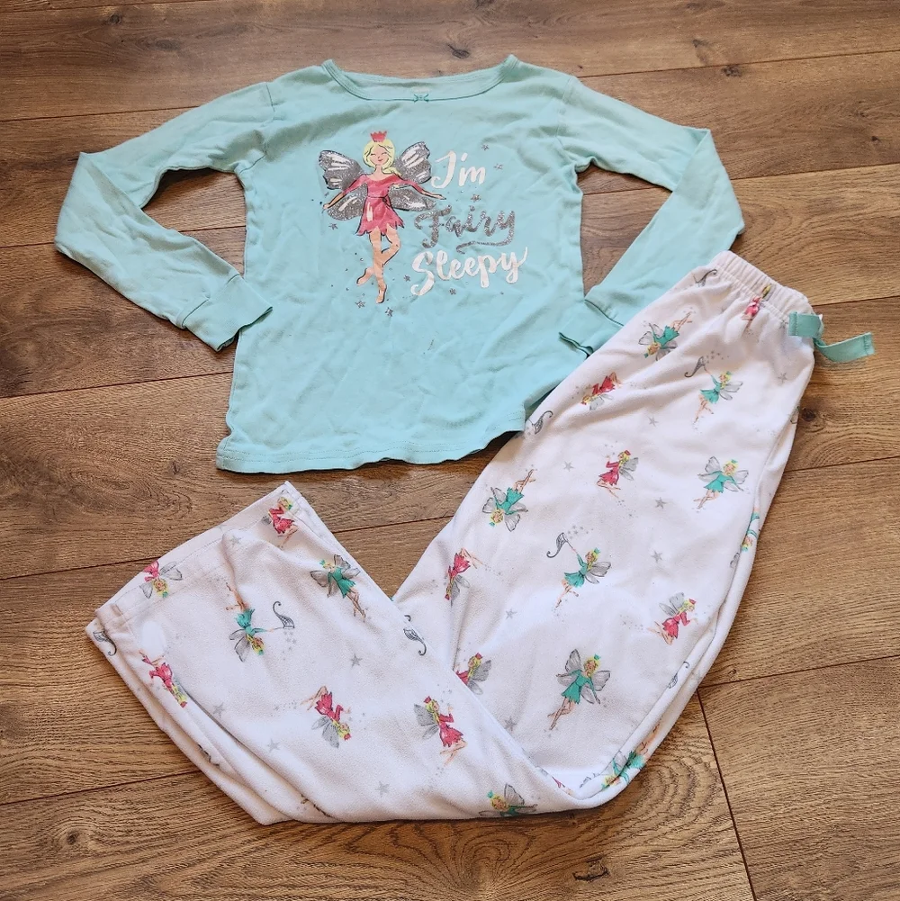 Size 10 Carter's Fairy pj Set